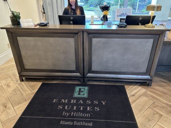 Reception Desk Touch Up