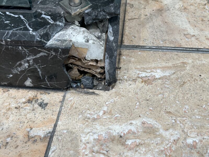 Black Marble Tile Restoration Phipps gallery image